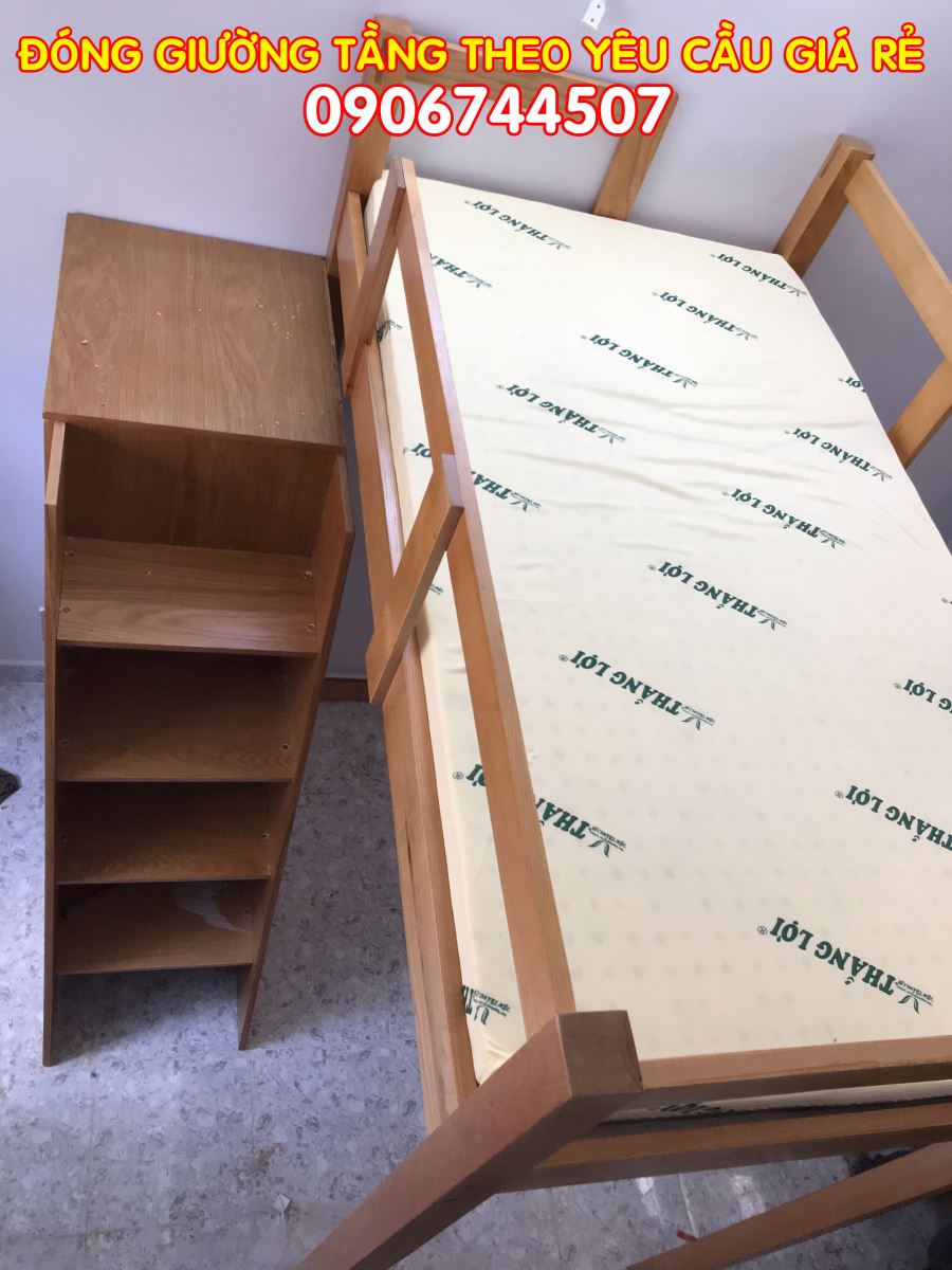 Đóng giường tầng theo yêu cầu cho chị khách Quận Bình Thạnh 2021