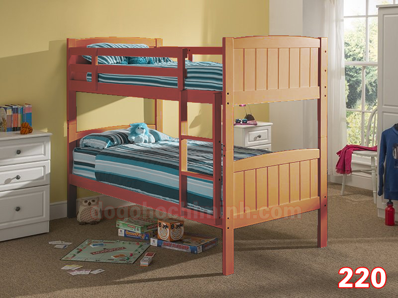Giường tầng trẻ em bằng gỗ K.Bed 220