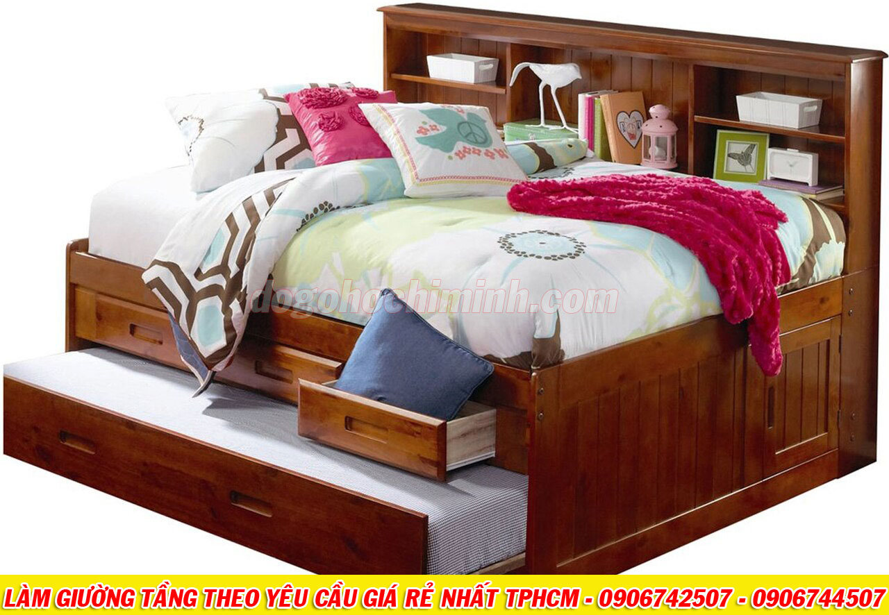 Mẫu giường tầng thiết kế phong cách châu âu mới nhất TPHCM 2020 - P4