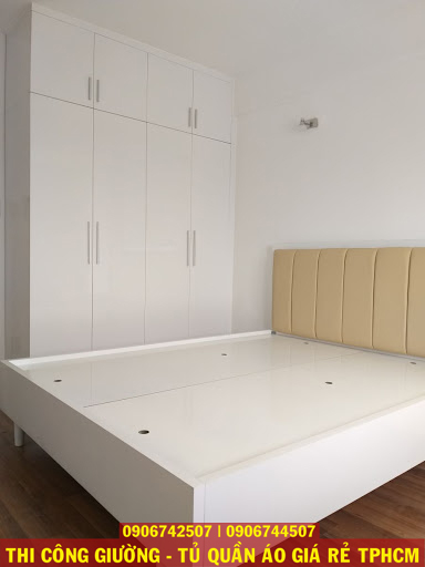 Một số mẫu giường tủ quần áo MDF melamine giá rẻ đẹp nhất TPHCM 2020