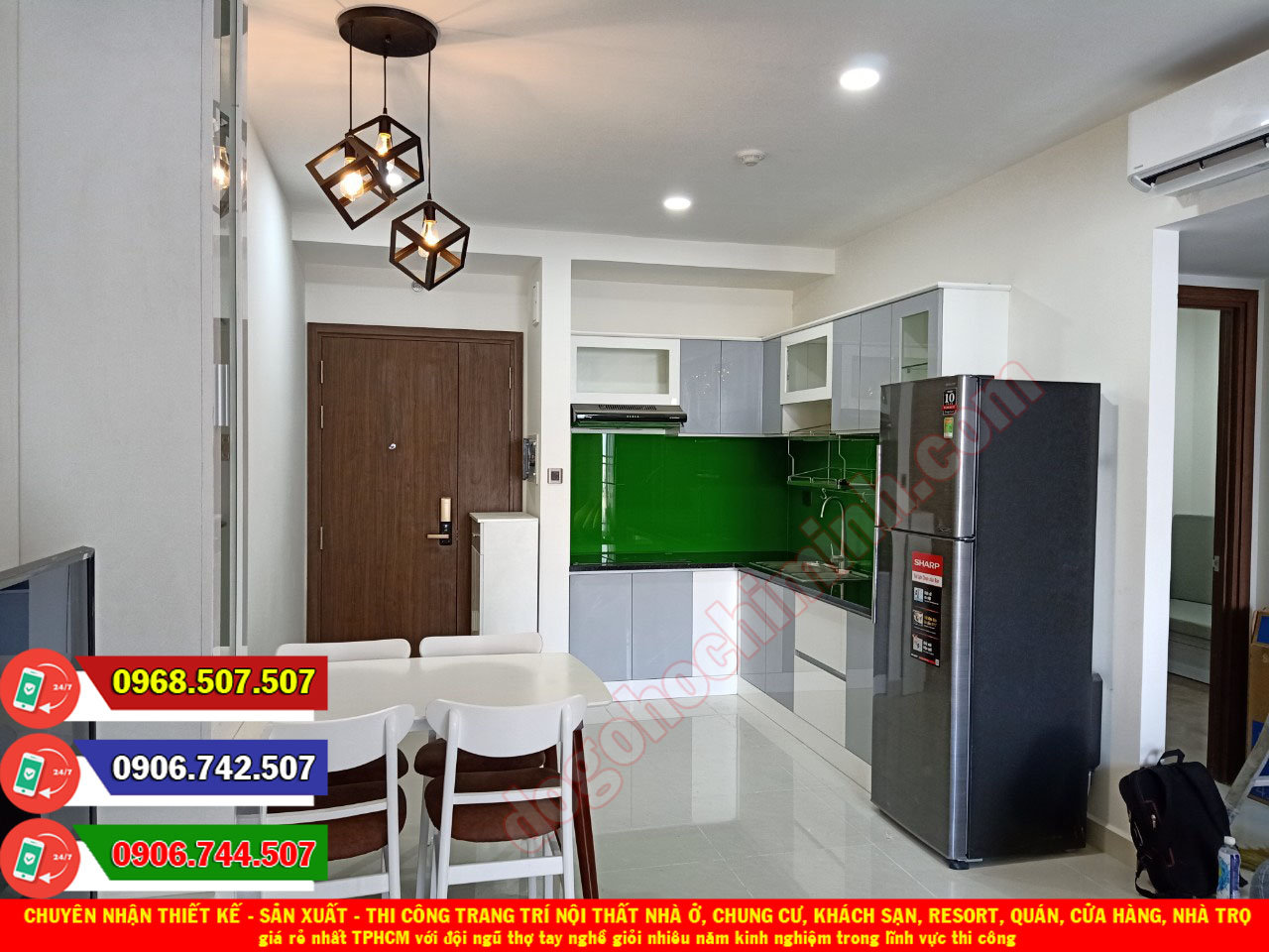 Thi công nội thất nhà ở chung cư giá rẻ nhất tại quận Gò Vấp - TPHCM