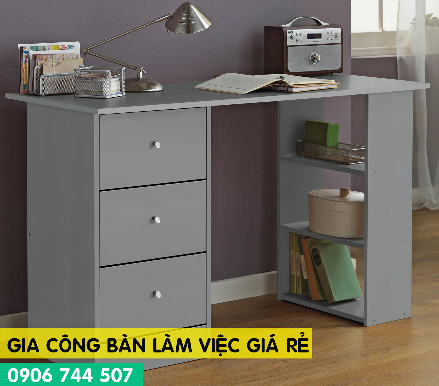 Mẫu bàn làm việc đẹp giá rẻ phong cách châu âu 15