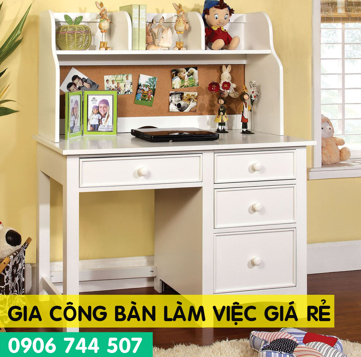 Mẫu bàn làm việc đẹp giá rẻ phong cách châu âu 18