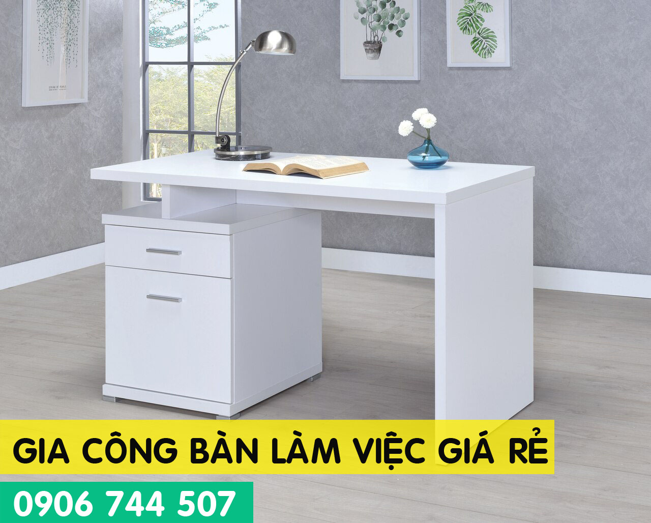 Mẫu bàn làm việc đẹp giá rẻ phong cách châu âu 20