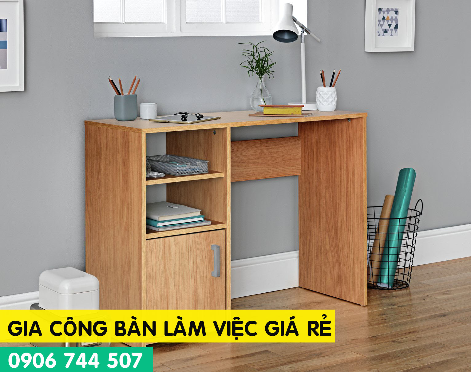 Mẫu bàn làm việc đẹp giá rẻ phong cách châu âu 01