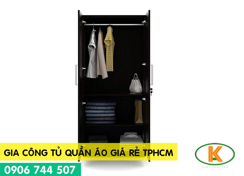 Chuyên nhận đóng tủ quần áo MDF Melamine chống ẩm giá rẻ nhất TPHCM