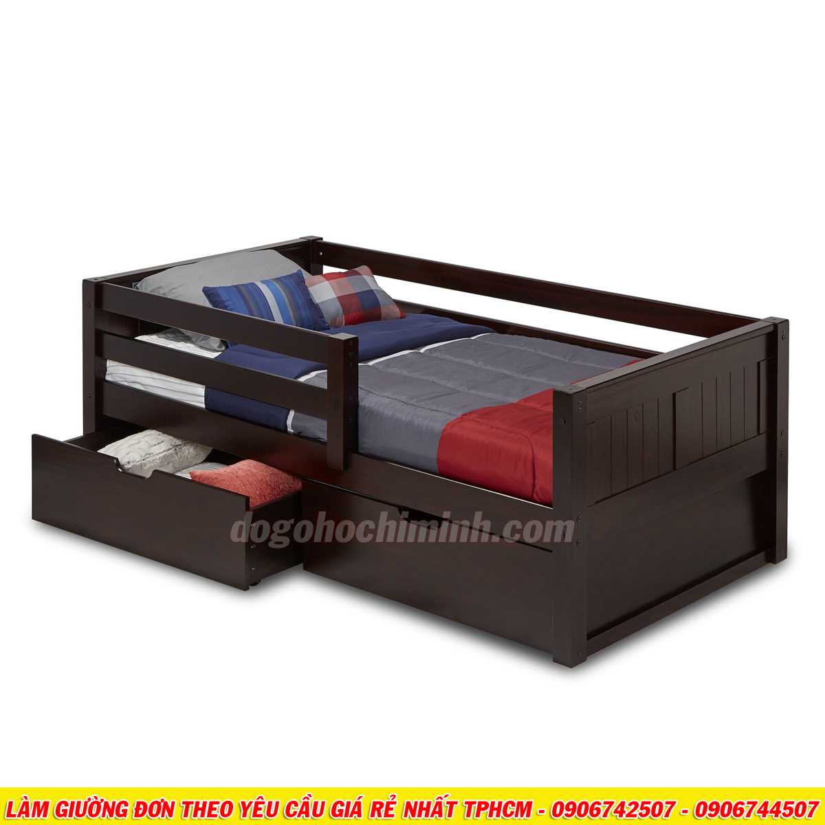 Mẫu giường đơn mới mang phong cách châu âu giá rẻ đẹp TPHCM 2020 - P3
