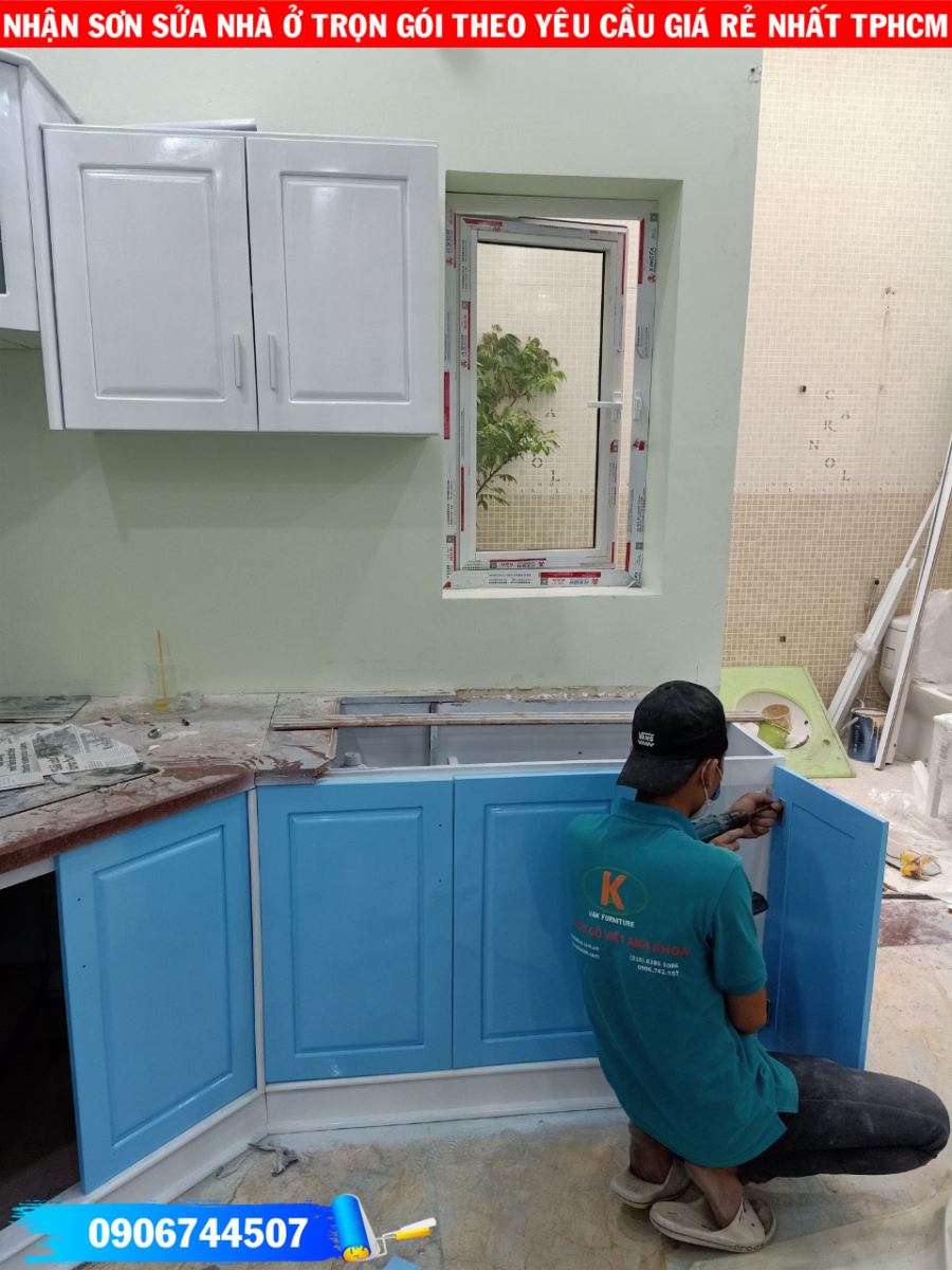 Nhận sơn sửa nội thất nhà ở trọn gói giá rẻ nhất TPHCM 2020