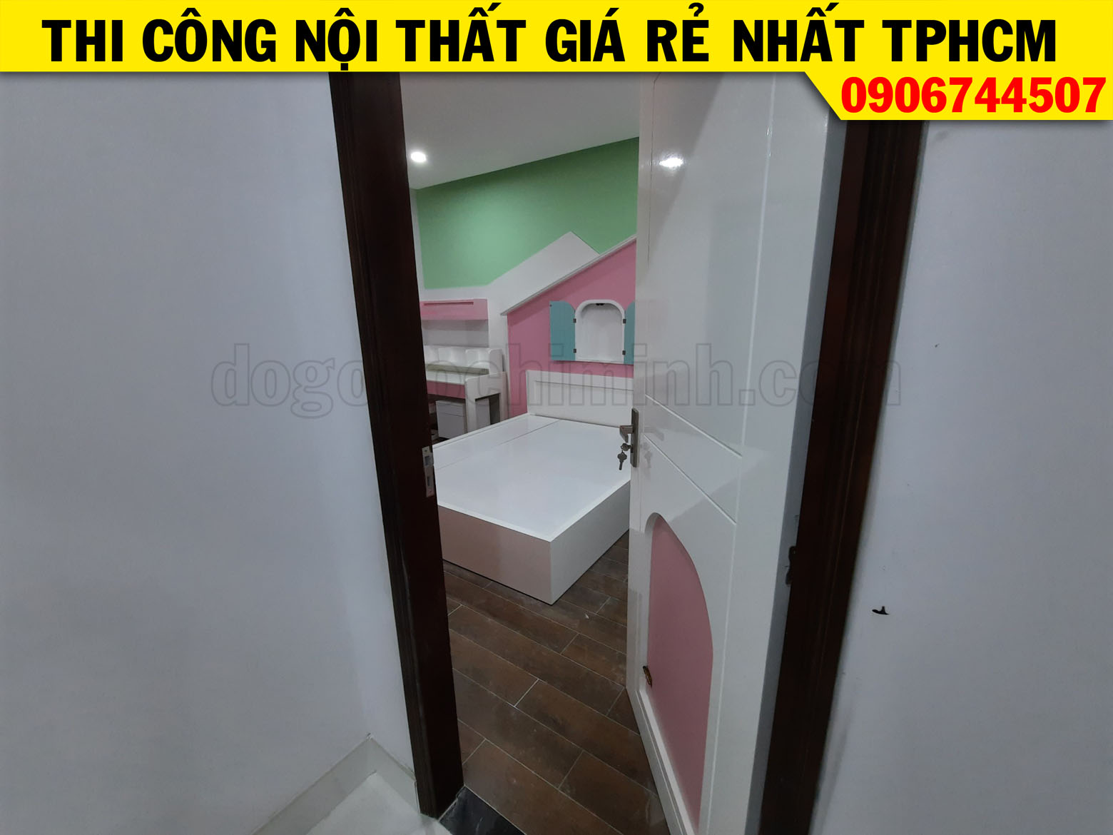 HÌNH ẢNH THỰ TẾ SAU THI CÔNG HOÀN THIỆN PHÒNG NGỦ BÉ