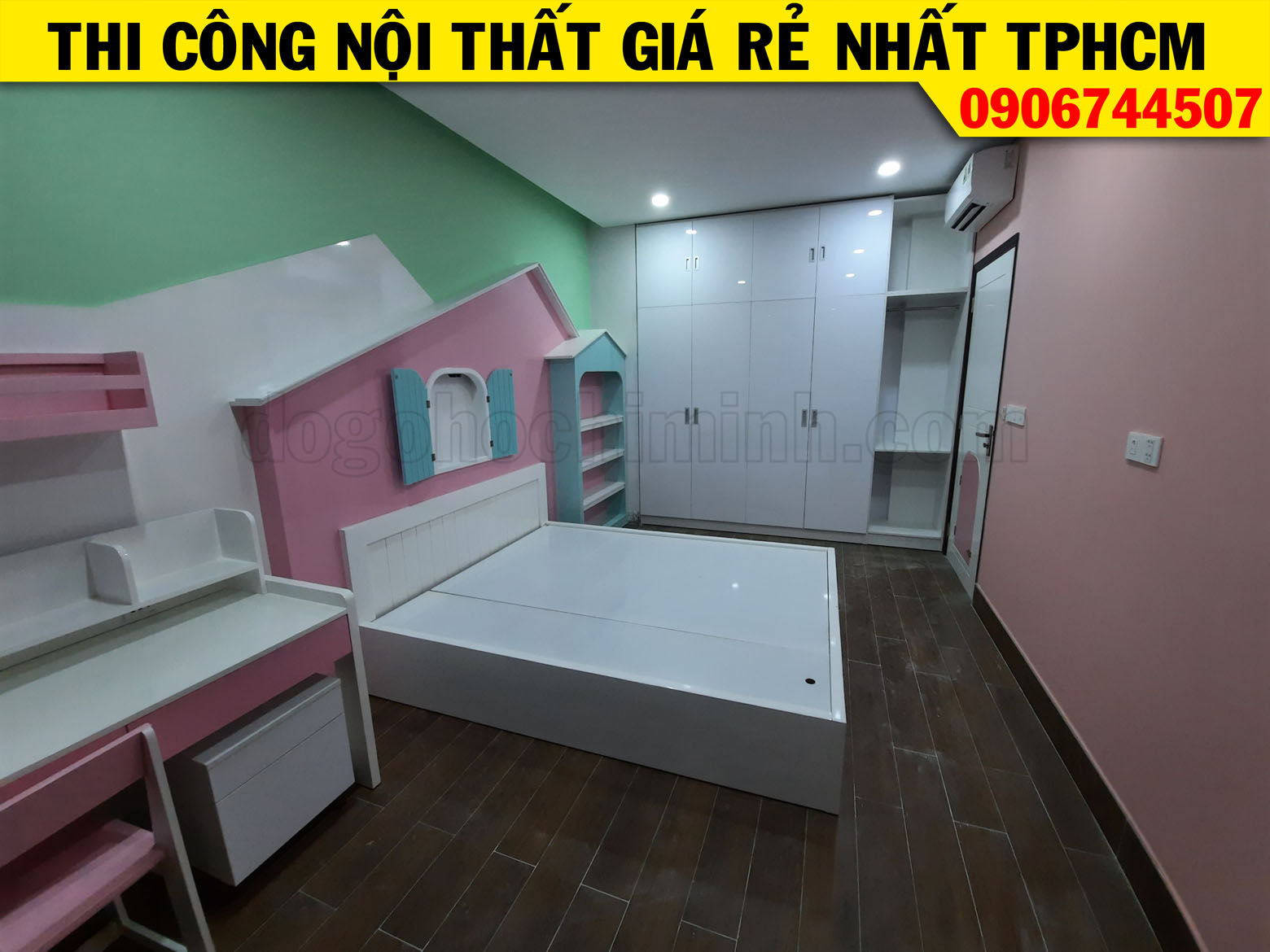 HÌNH ẢNH THỰ TẾ SAU THI CÔNG HOÀN THIỆN PHÒNG NGỦ BÉ