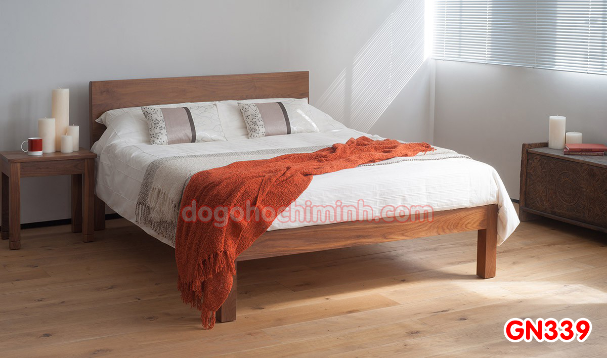 Giường ngủ gỗ đẹp cao cấp giá rẻ GN339