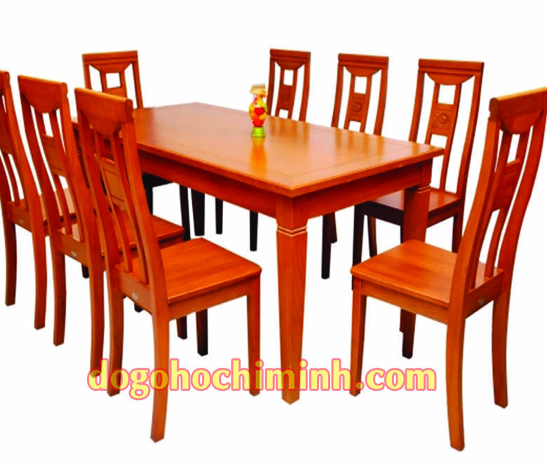 Bộ bàn ăn gỗ Xoan Đào VAK-BA706