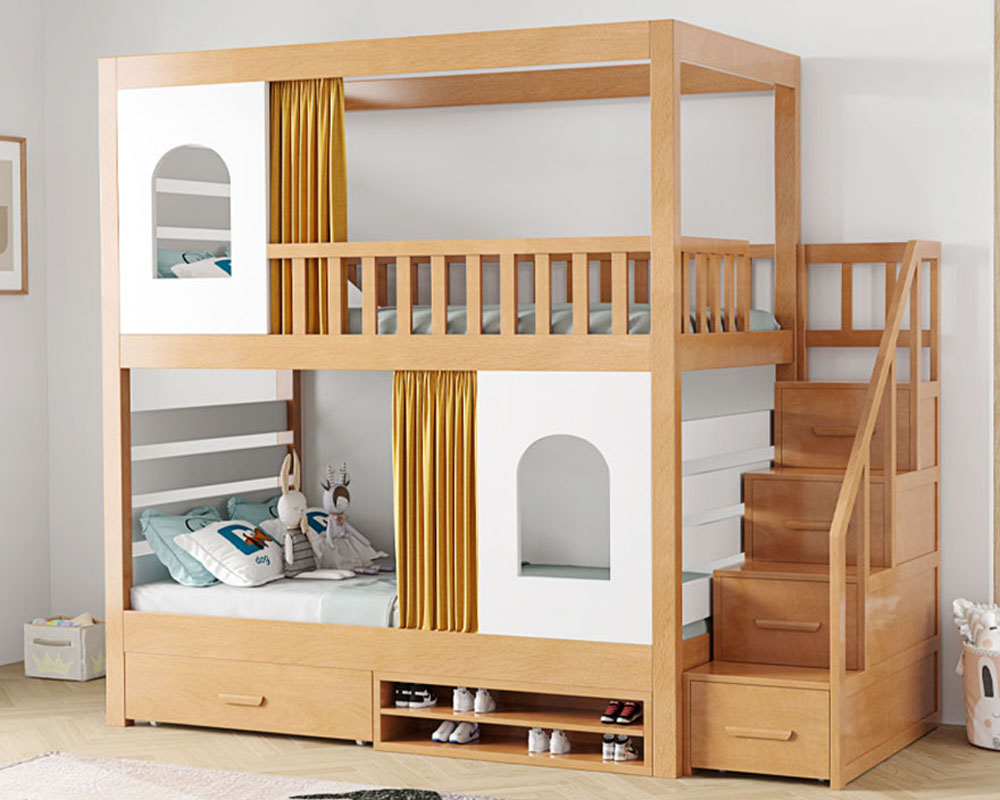 Mẫu thiết kế phòng ngủ giường tầng đa năng đẹp hiện đại giá rẻ tại tphcm