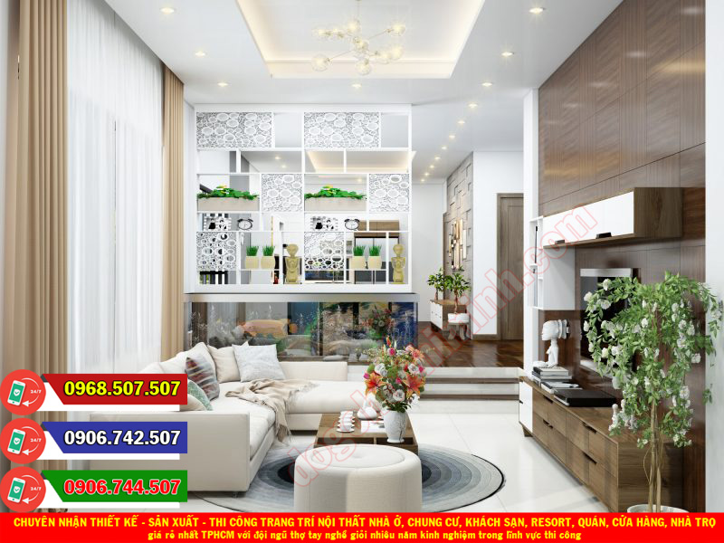 Thi công đồ gỗ nội thất nhà ở giá rẻ nhất tại Linh Đông TPHCM