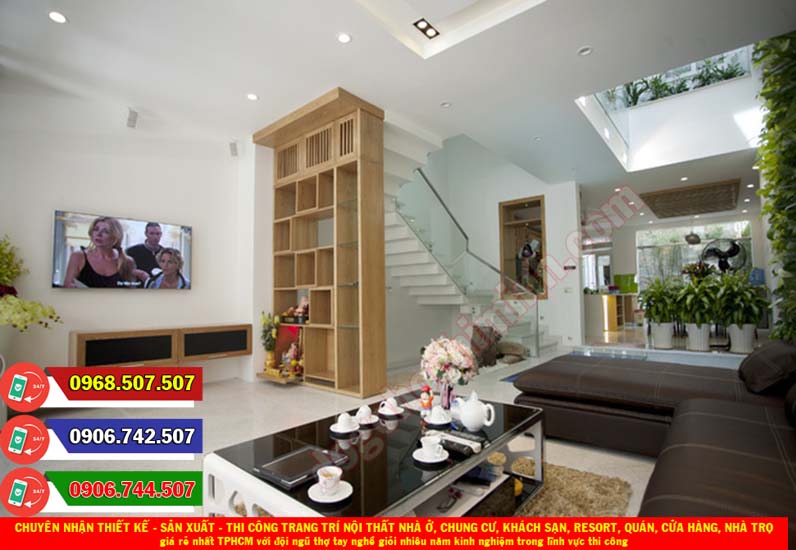 Thi công đồ gỗ nội thất nhà ở giá rẻ nhất tại Tăng Nhơn Phú A TPHCM
