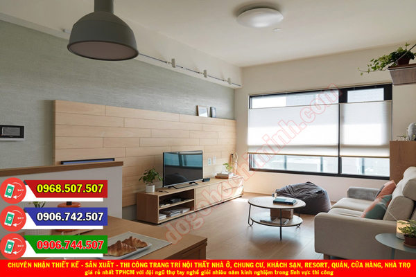 Thi công đồ gỗ nội thất chung cư giá rẻ nhất tại Đa Kao TPHCM