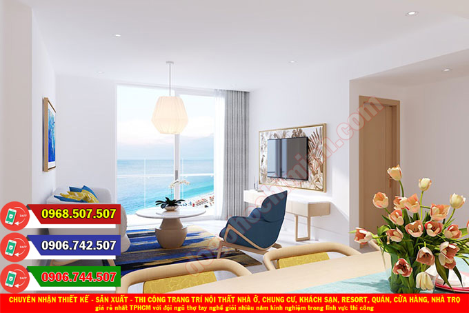 Thi công đồ gỗ nội thất khách sạn resort giá rẻ nhất Tân Bình TPHCM