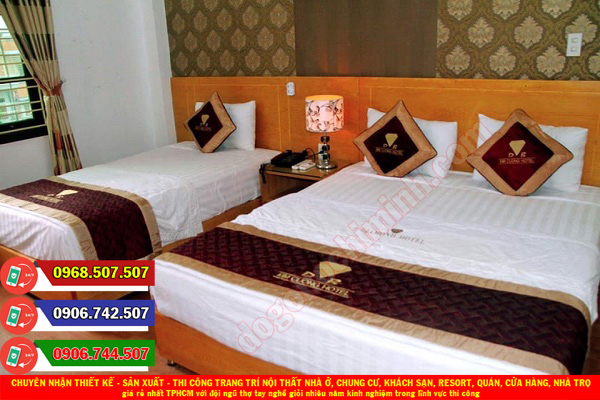 Thi công đồ gỗ nội thất khách sạn resort giá rẻ nhất Tân Phú TPHCM