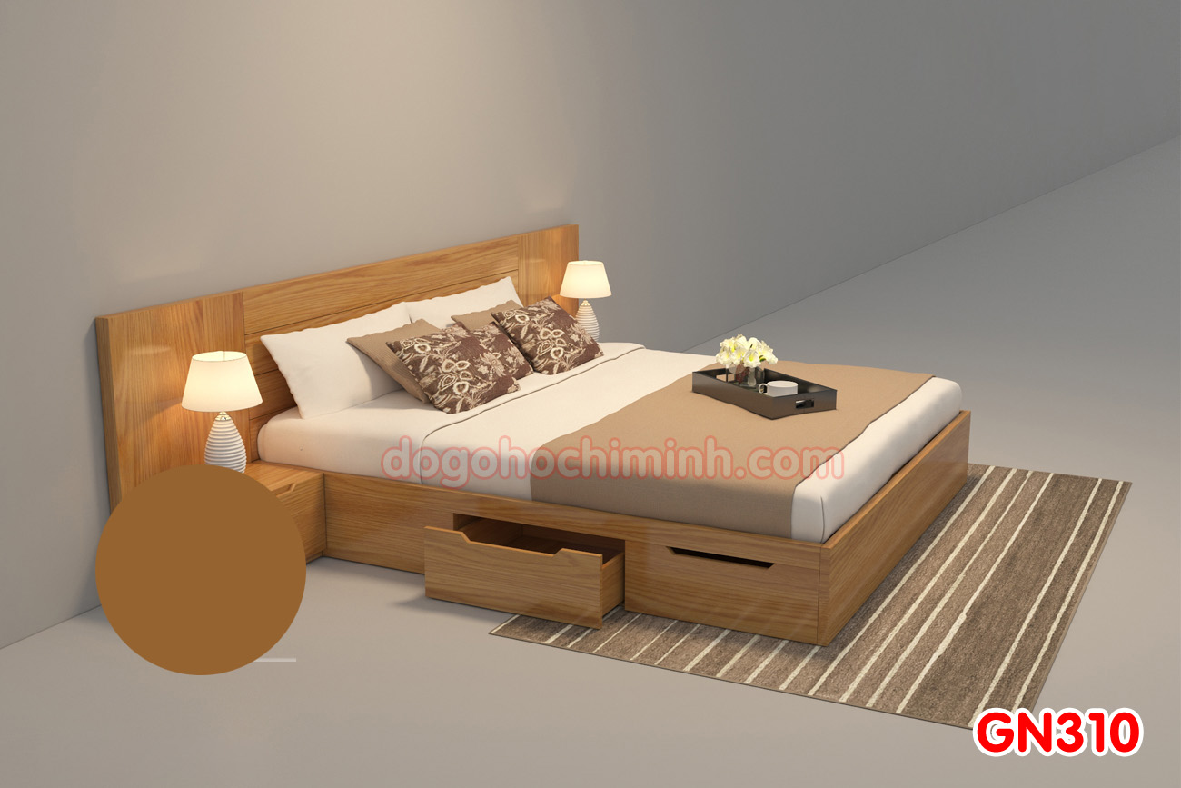 Giường ngủ gỗ đẹp cao cấp giá rẻ GN310