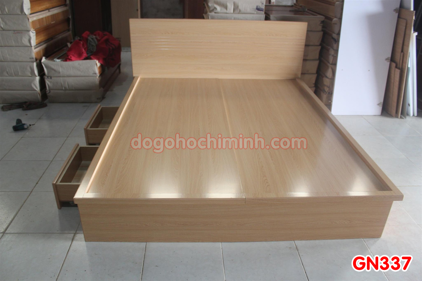 Giường ngủ gỗ đẹp cao cấp giá rẻ GN337