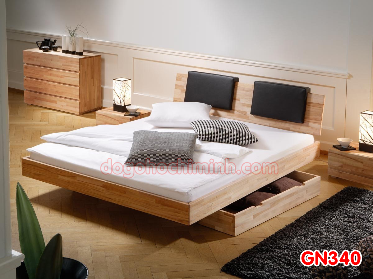 	Giường ngủ gỗ đẹp cao cấp giá rẻ GN340
