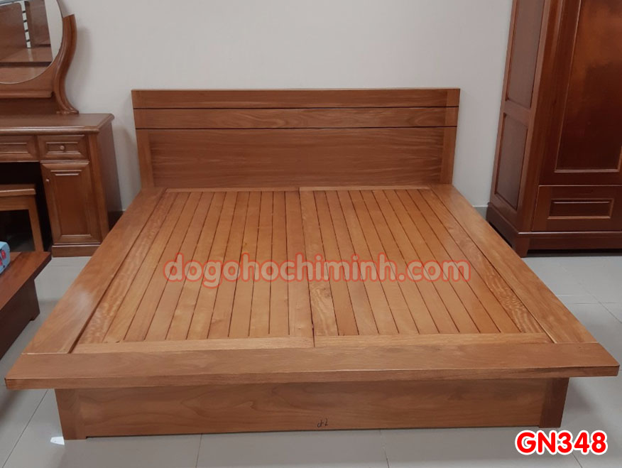 Giường ngủ gỗ đẹp cao cấp giá rẻ GN348