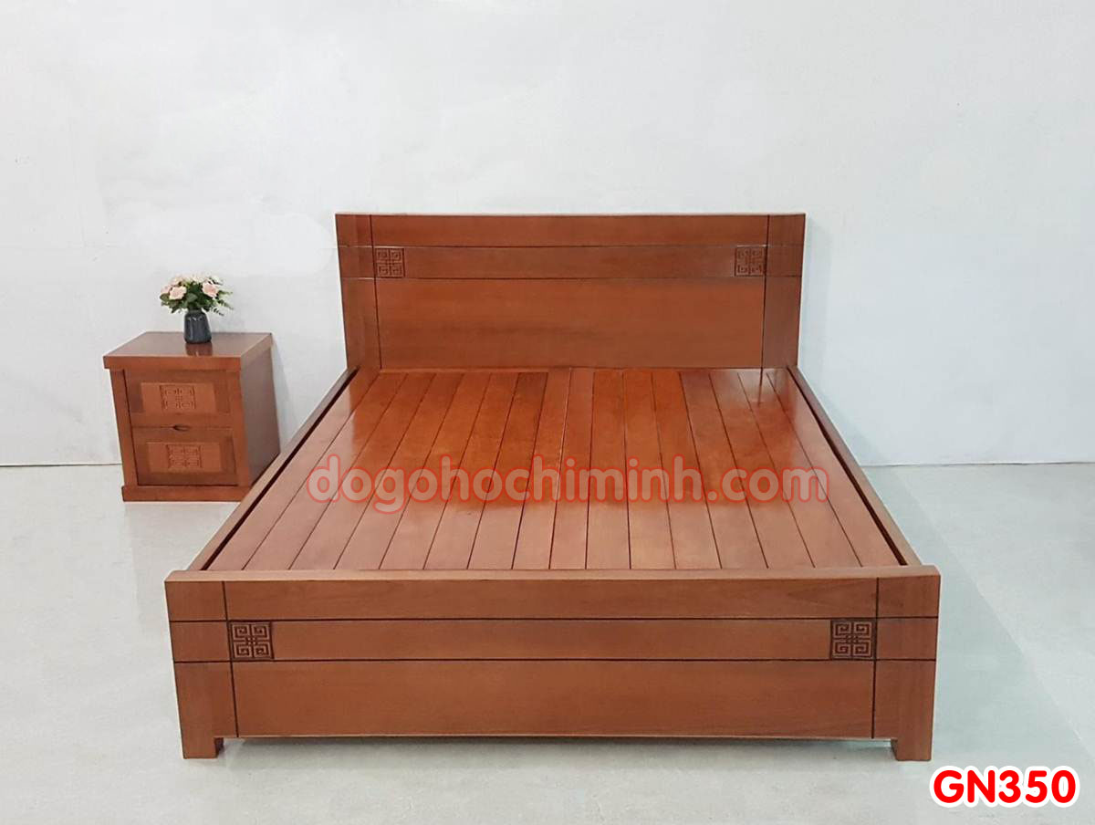 Giường ngủ gỗ đẹp cao cấp giá rẻ GN350