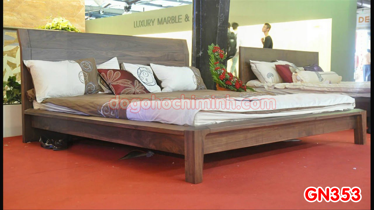 Giường ngủ gỗ đẹp cao cấp giá rẻ GN353